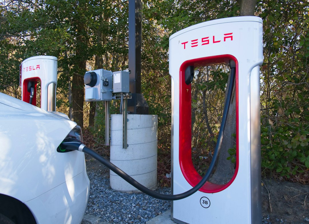 Tesla Supercharger charging station